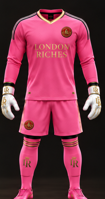 London Riches FC goalkeeper away kit